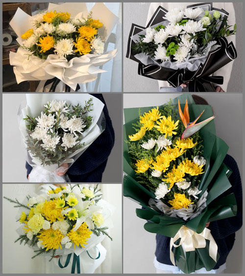 福建漳州平和县霞寨镇洋坑村白事花束代送